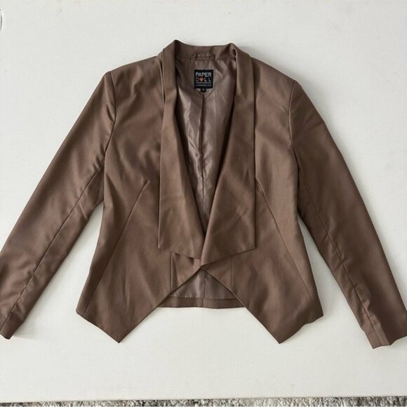 Paper Doll Women’s Draped Front Blazer Size S - Picture 15 of 15